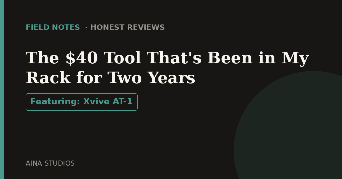 The $40 Tool That’s Been in My Rack for Two Years